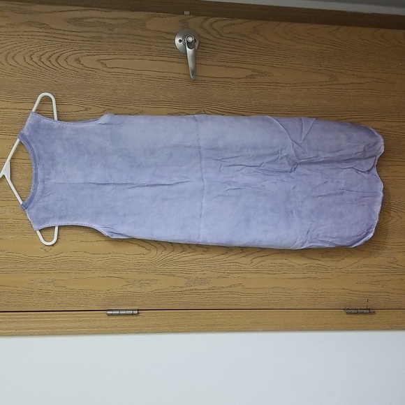 Cloth & Stone Light Blue Sleeveless High Low Tunic - Picture 4 of 4